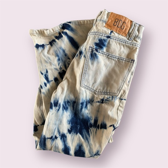 BDG Denim - BDG Tie-Dye Straight Wide Leg Jeans